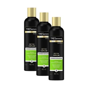 Imagem de Kit 3 Condicionadores TRESemmé Detox Capilar com Chá de Gengibre e Pro