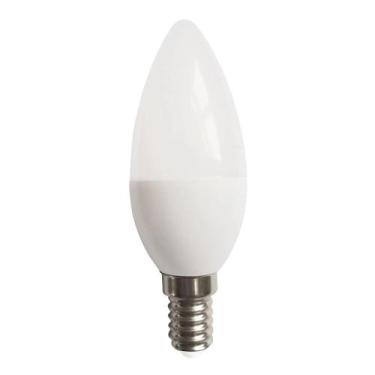 Imagem de Lâmpada LED Vela C37 4W E14 Bivolt 3000K Luz Quente Econômica Alta Dur