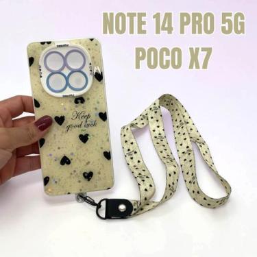 Imagem de Capa de celular compatível com Redmi Note 14 Pro 5G e Poco X7 Normal S