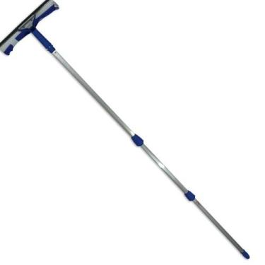 Imagem de Rodo Limpa Vidros Com Cabo Extensor Telescópico 9 Mts Para Janelas Alt