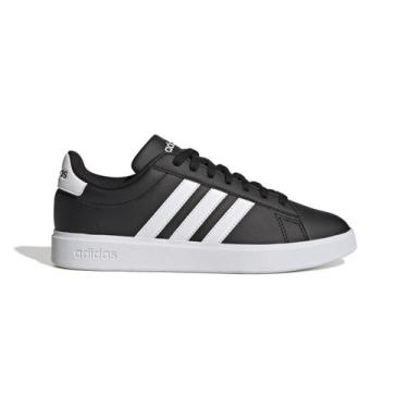 Imagem de Tênis Adidas Grand Court Cloudfoam Comfort Cor: Preto E Branco - Taman