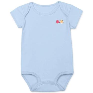 Imagem de Body Bebê Menina Com Proteção Antiviral - Azul-Tamanho PB - Marisol