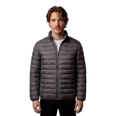 Imagem de Jaqueta Reserva Puffer Downtown Masculino Fuligem, Silver, GG