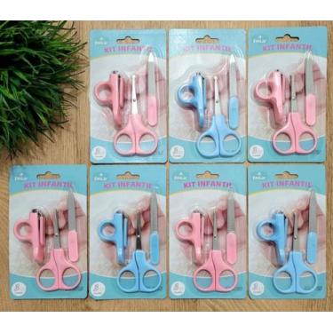 Imagem de Kit com faquinha, tesoura e grampeador - Bella kids 