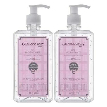 Imagem de Kit Giovanna Baby Gel Higienizante Classic 500ml 2un