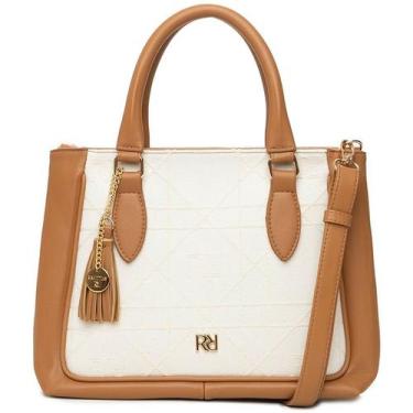 Imagem de Bolsa Tote Transversal Feminina Rafitthy 28.16137, Caramelo