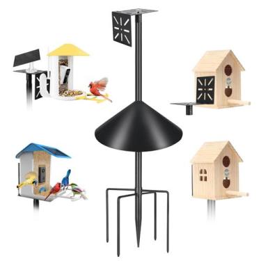 Imagem de Poste para Comedouro de Pássaros PROERR 2,2 m Ajustável com Defletor p