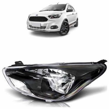 Imagem de Farol Dianteiro Ka 2015 A 2017 Máscara Negra - Automotive Imports, Esq