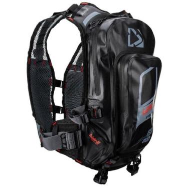Imagem de Mochila de Hidratação Leatt Hydradri WP 2.0 Impermeável, Preto, Cinza