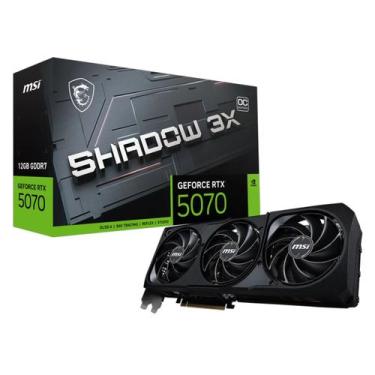 Imagem de Placa de Vídeo MSI Shadow 3X OC NVIDIA GeForce RTX-5070 12GB GDDR7 - 9