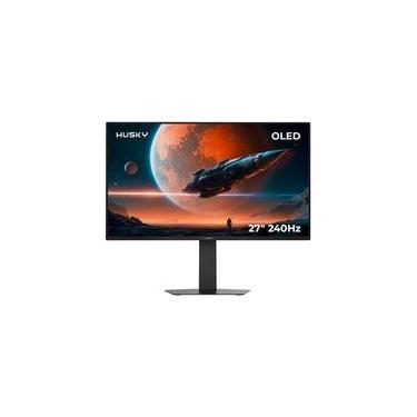 Imagem de Monitor Gamer Husky Boreal OLED 27", QHD, 240Hz, RGB, DisplayPort e HDMI, 1.07B Cores, Ajuste de Ângulo, Preto - HMG00727