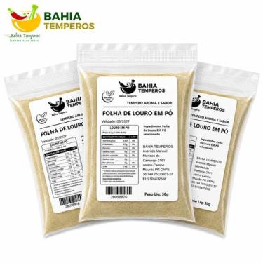 Imagem de Louro em Pó Gourmet 250g  Aromatiza Feijão, Carnes e Sopas com Sabor C