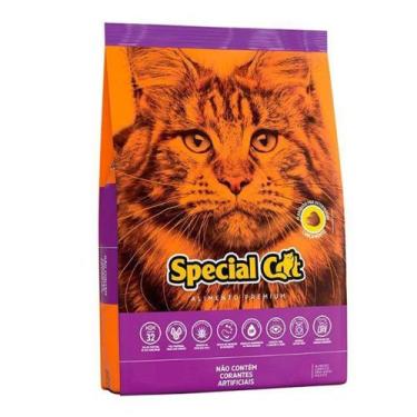 Imagem de Ração Special Cat Premium Gatos Adultos Castrados 5un 3Kg