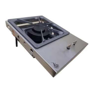 Imagem de Bifeteira De Embutir A Gás Q. Duplo 32 Cm Inox 304 Guindani