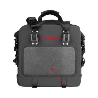 Imagem de Bolsa De Selim Para Motocicleta Impermeável De 20L a 30L Com Gancho Un
