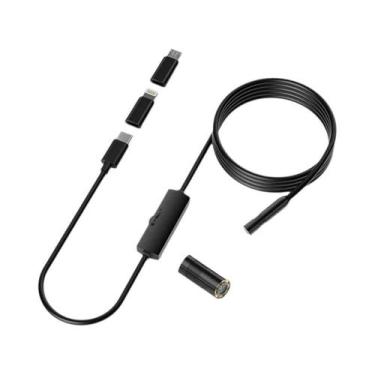 Imagem de Endoscópio HD 1080P 3 Em 1 Micro USB Tipo-C Com Câmera Dupla À Prova d