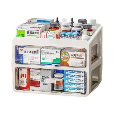 Imagem de Caixa De Armazenamento De Medicamentos Portátil De Grande Capacidade, 