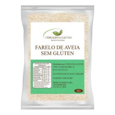 Imagem de Farelo De Aveia Sem Glúten 1kg Premium Vegano Alta Qualidade