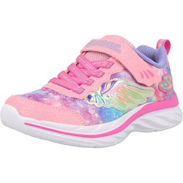 Imagem de Skechers Tênis infantil unissex Quick Kicks-Flying Beauty, Rosa/Lavanda, 12.5 Little Kid