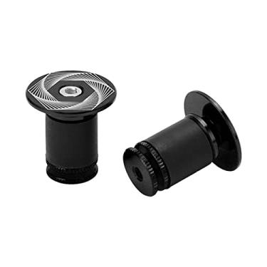 Imagem de Capa de guidão de bicicleta, plugue de extremidade de barra de bicicleta universal e durável, 2 peças para diâmetro interno