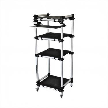 Imagem de Suporte Profissional Titanium Racks Periférico RT-150 Custom Para Equipamentos Djs Com Bandejas