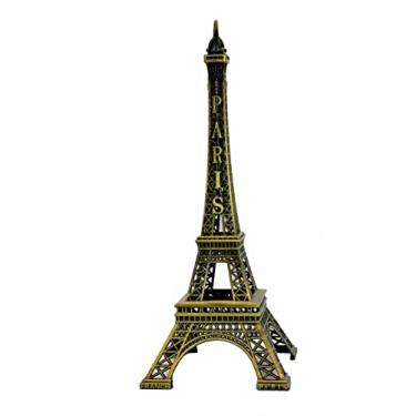 Imagem de Estátua Torre Eiffel Paris De Liga De Zinco Metal Decor 25cm