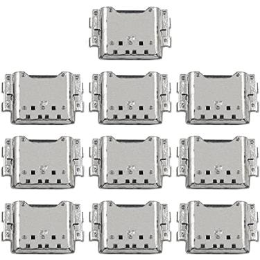 Imagem de HONGYAN Peças de substituição de telefone celular Conector de porta de carregamento de 10 PCS para Samsung Galaxy Tab S3 9.7 SM-T820 T825 Acessórios telefônicos
