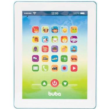 Imagem de Tablet Infantil Com Som Azul Buba 08548