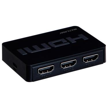 Imagem de Switch HDMI com 3 Entradas - com Controle Remoto - Multilaser WI290