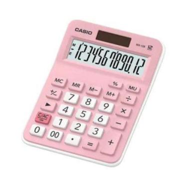 Imagem de Calculadora De Mesa Casio Mx-12B-Pk Rosa