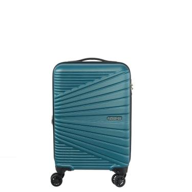 Imagem de Mala de Bordo Pequena para Viagem Exp Abs American Tourister Samsonite Recife Tsa Rodas Duplas Verde