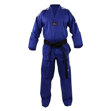 Imagem de Dobok Adidas Taekwondo Adichamp Azul Tamanho:190cm
