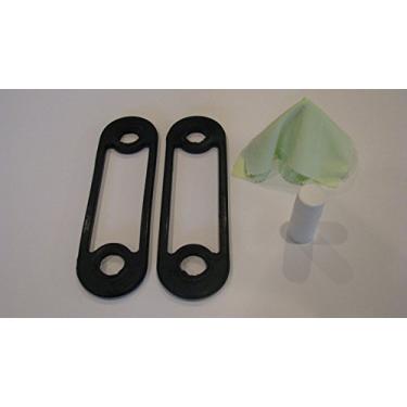 Imagem de Par de pulseiras de resistência para reposição de 2,5lb (sem OEM) para máquina muscular Soloflex + 303 amostras de proteção aeroespacial e pano de limpeza de microfibra