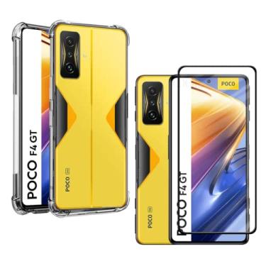 Imagem de Capa Capinha Anti Impacto e Película de Vidro Temperado 3D Para Poco F4 GT - (Hard Glass Store)