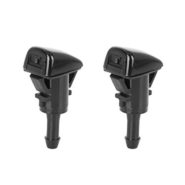 Imagem de X AUTOHAUX 2 peças 05303834AB limpador de para-brisa bocal de pulverização de orifício único para Jeep Patriot 08-16