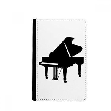 Imagem de Piano Classic Music Instrument Pattern Passport Holder Notecase Burse Wallet Cover Card Purse, Multicolor