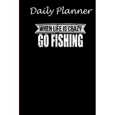 Imagem de Daily Planner - Cool Fishing Stuff for Men: Daily planner 2021, US map, US holiday, 6x9 inch, 136 pages