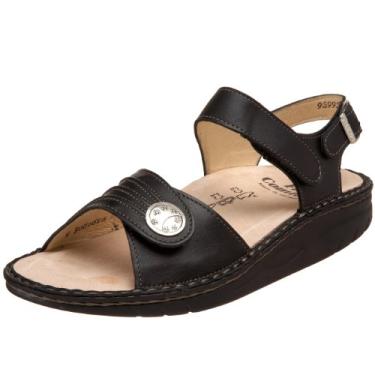 Imagem de Finn Comfort Sausalito-1572 feminino, Nappa preta, 6-6.5