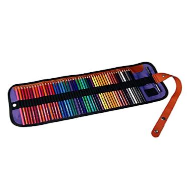 Imagem de Conjunto de 72 Lápis de Cor Minúsculas Coloridas de Núcleo Macio de Qualidade para Artistas Adultos, Profissionais e Coloristas Protegidos e Organizados na Bolsa