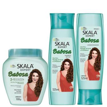 Imagem de Kit Skala Babosa Shampoo, Condicionador E Creme De Tratamento - Master
