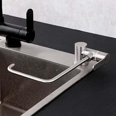 Imagem de Torneira de água potável para cozinha de aço inoxidável Torneira purificadora de água dobrável Torneira giratória de 360 graus com filtro de água de osmose reversa, A1