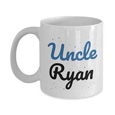 Imagem de Caneca personalizada Uncle – Copo de café personalizado para tio – Presentes para tio – aniversário aniversário Natal mordaça (425 g)