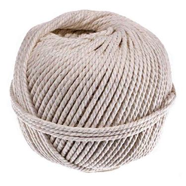 Imagem de Corda Macramé – Corda da Costa Oeste – 100% fio de algodão natural – suprimentos de algodão e macramé – para jardinagem, cozinhar, amarrar, artesanato, acampamento, feixes, #36 - 9oz (2mm x 200 feet), 1