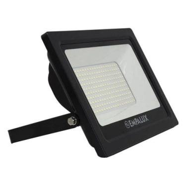 Imagem de Refletor Led Slim Preto100w 5.500K - Empalux - Rl31005