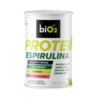 Imagem de biO2 Protein Suplemento Vegetal de Proteínas e Fibras em pó Sabor Espirulina 300 g