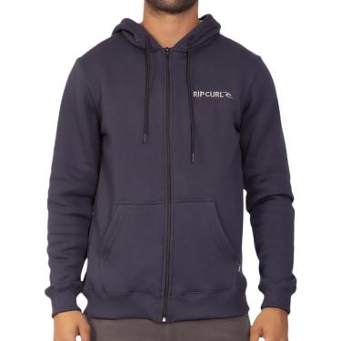 Imagem de Moletom Rip Curl Aberto Logo Corp Zip WT23 Washed Black