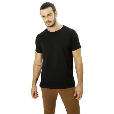 Imagem de Camiseta Masculina Algodão Premium Pima Ixória Preta-Masculino