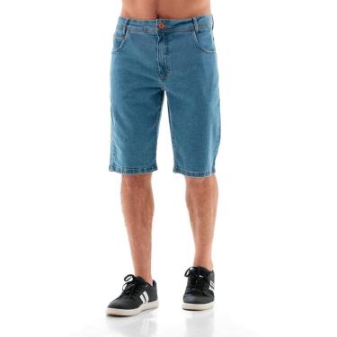 Imagem de Bermuda Jeans Masculina Confort com Detalhe no Viés-Masculino