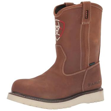 Imagem de ARIAT Bota masculina de trabalho à prova d'água Orgullo Mexicano da Anabela Country, Mel Envelhecido, 13