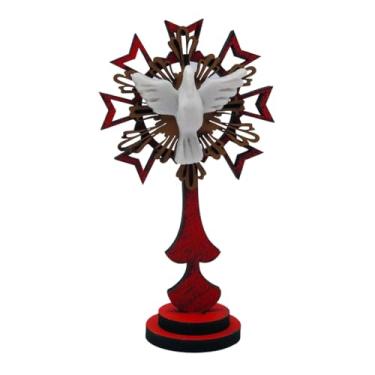 Imagem de Pedestal Adorno Divino Espírito Santo de Mesa Pequeno 15 cm